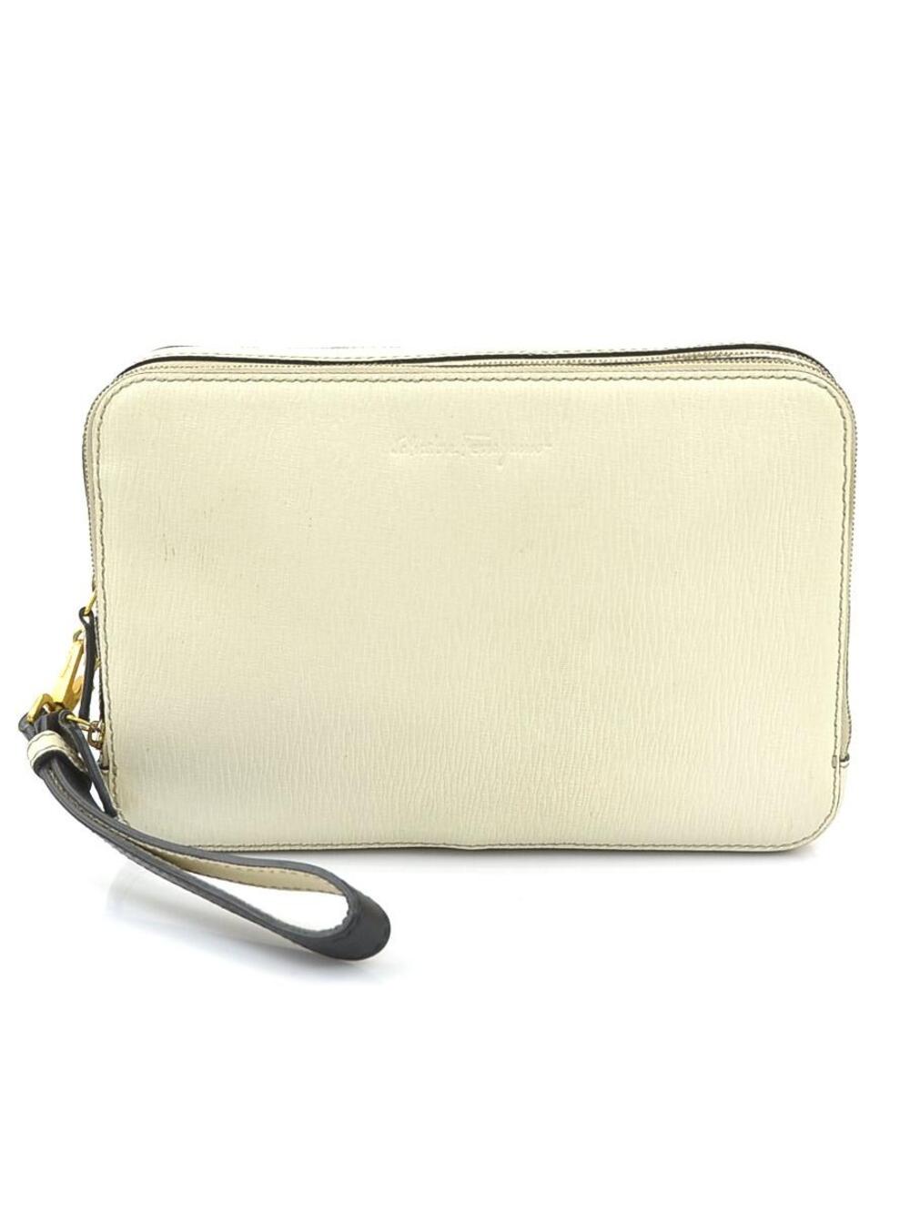 Auth Salvatore Ferragamo Clutch Bag Off #293926S14B